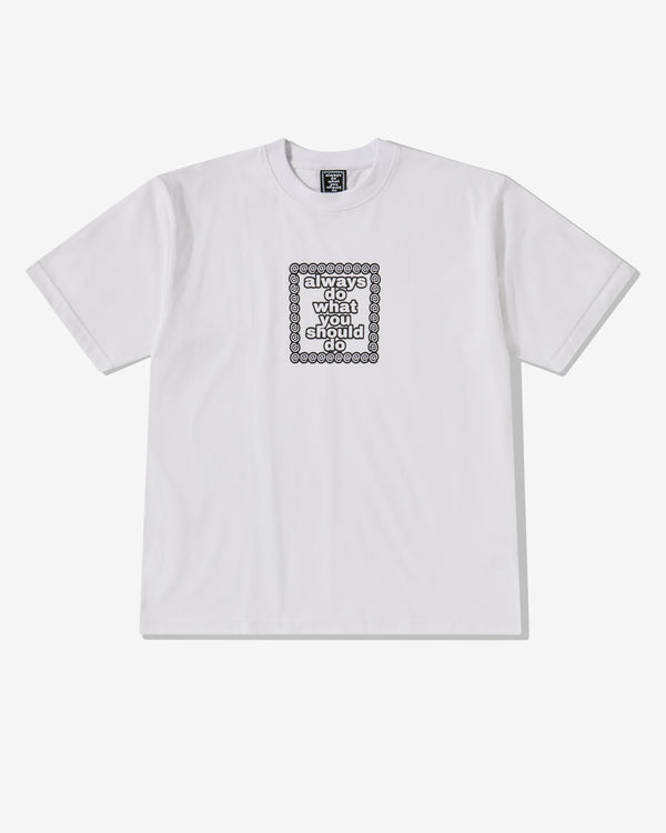 Always Do What You Should Do - Men's ADWYSD Core T-Shirt - (White)