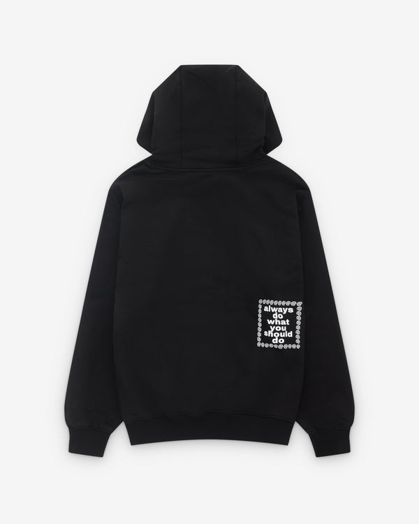 Always Do What You Should Do - Animal Motion Hoodie - (Black)