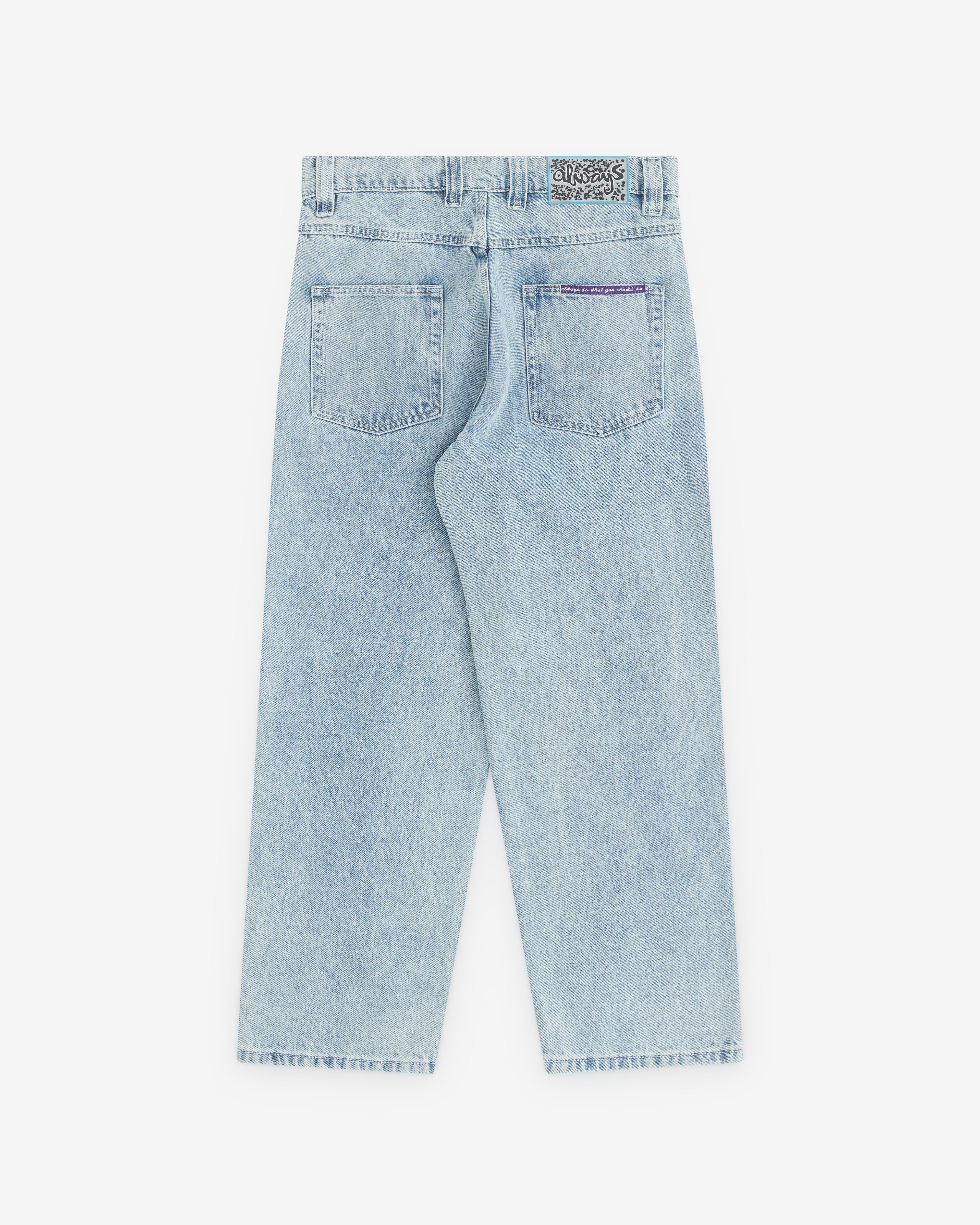 Always Do What You Should Do: Nigo Purple Label Denim Jeans (Light
