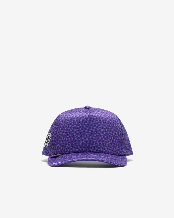 Always Do What You Should Do - Coral Pattern Trucker Cap - (Purple)