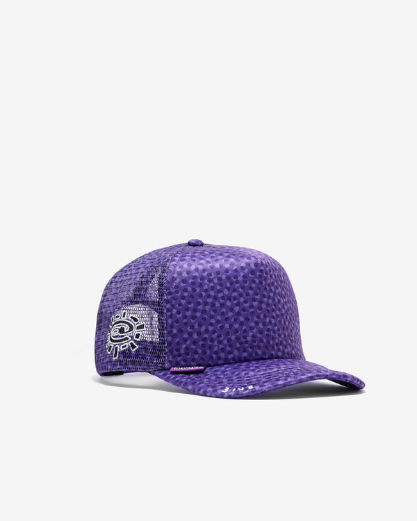 Always Do What You Should Do - Coral Pattern Trucker Cap - (Purple)