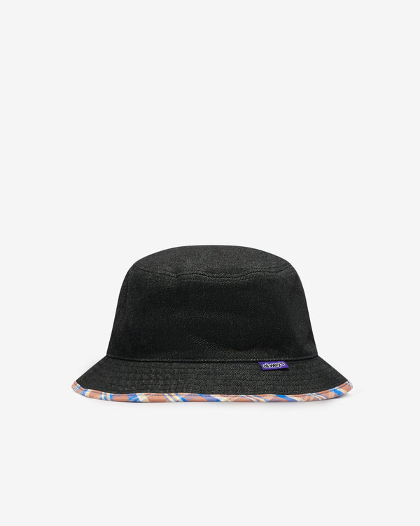 Always Do What You Should Do - Reverse Bucket Hat - (Black Denim)