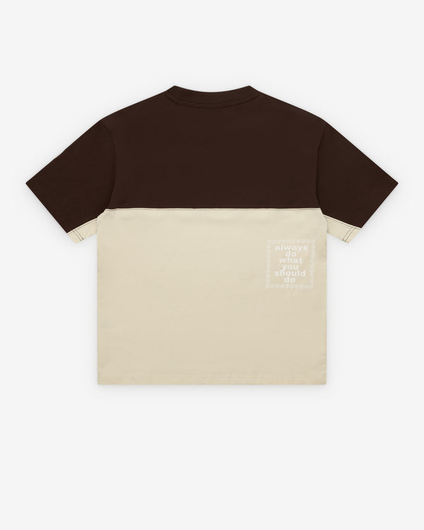 Always Do What You Should Do - Men's Waza T-Shirt - (Cream)