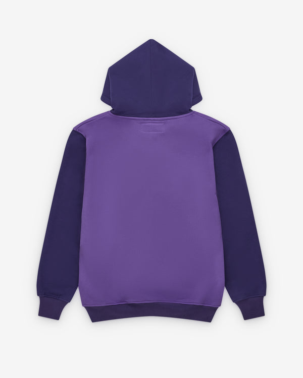 Always Do What You Should Do - Men's Human Appliqué Hoodie - (Purple)