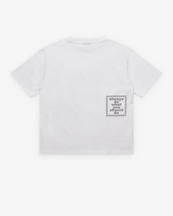 Always Do What You Should Do - Men's Girbuad T-Shirt - (White)