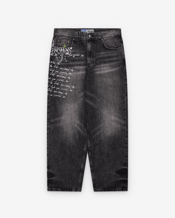 Always Do What You Should Do - Men's Waza Jeans - (Black)