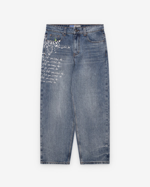 Always Do What You Should Do - Men's Waza Jeans - (Blue)