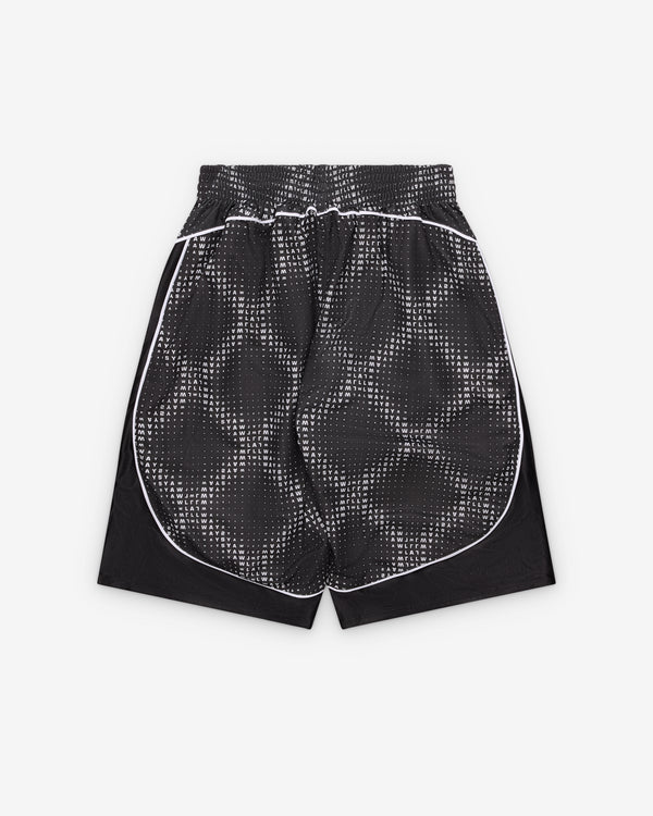 Always Do What You Should Do - Men's Cross Plaid Shorts - (Grey/Black)
