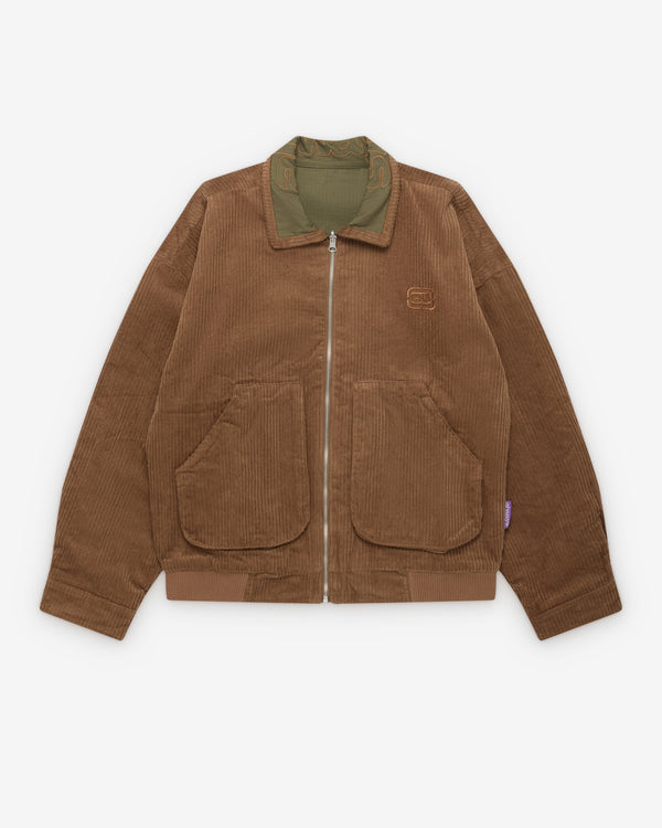 Always Do What You Should Do - Men's Reversible Rio Jacket - (Khaki/Brown)