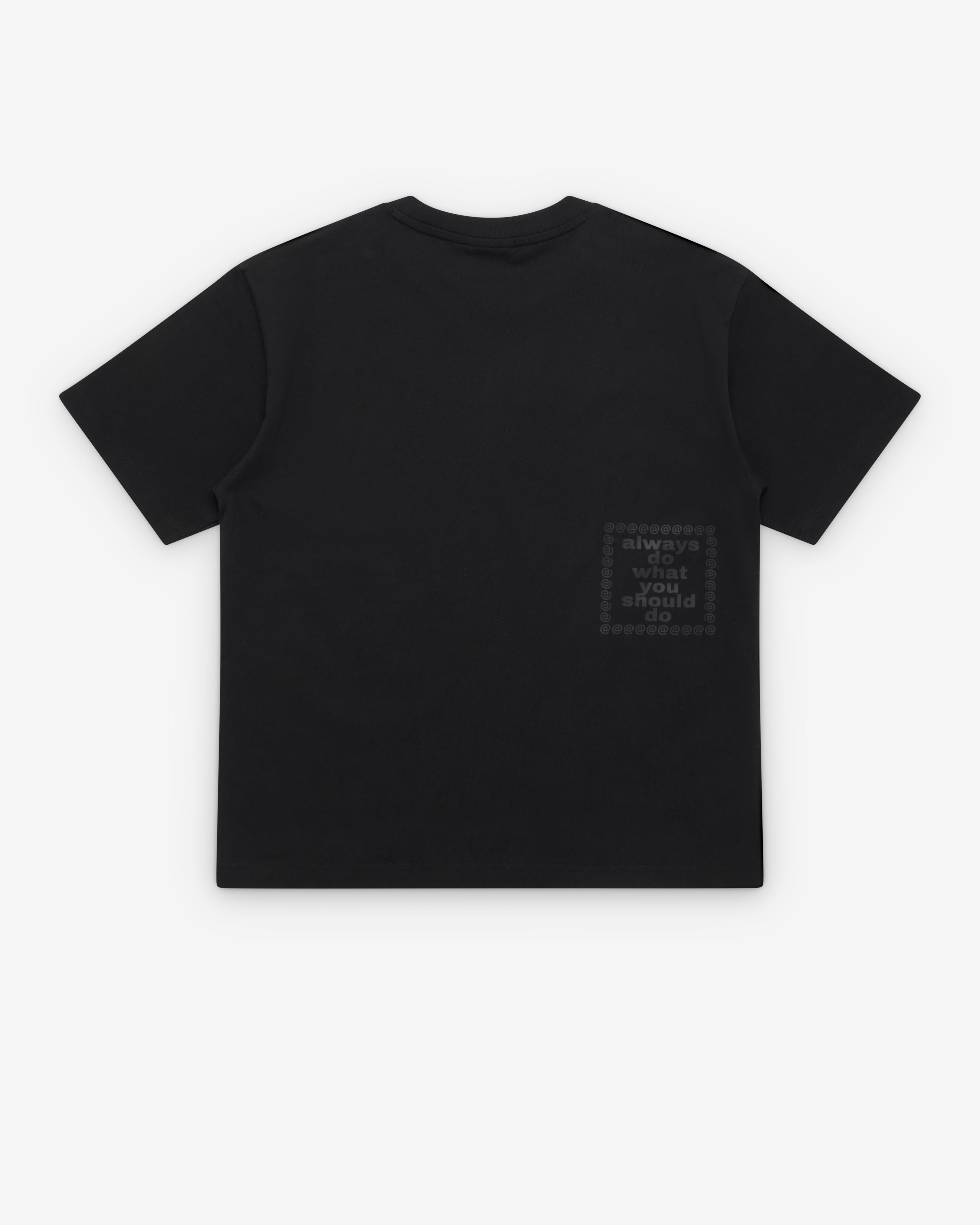Always Do What You Should Do: Men's 4Lways T-Shirt (Black) | Dover