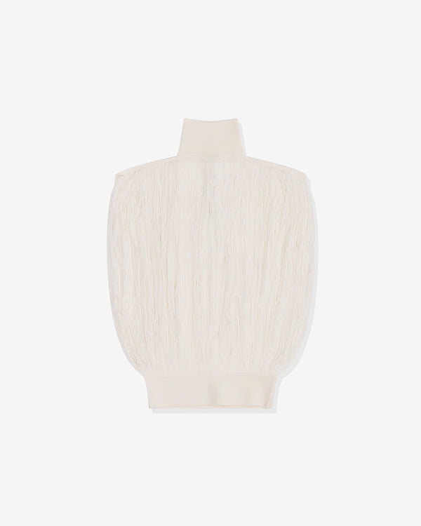 Alaïa - Women's Fringed Top - (Off White)