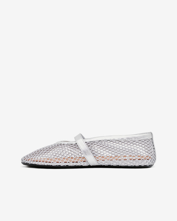Alaïa - Women’s Ballet Flat - (Silver)