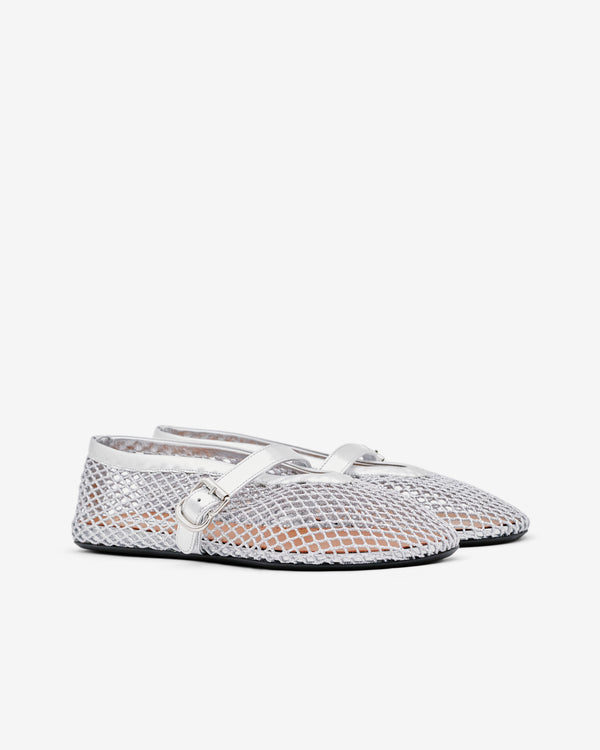 Alaïa - Women’s Ballet Flat - (Silver)