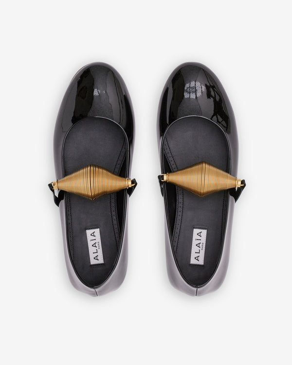 Alaïa - Women’s Jewel Ballet Flats - (Black)