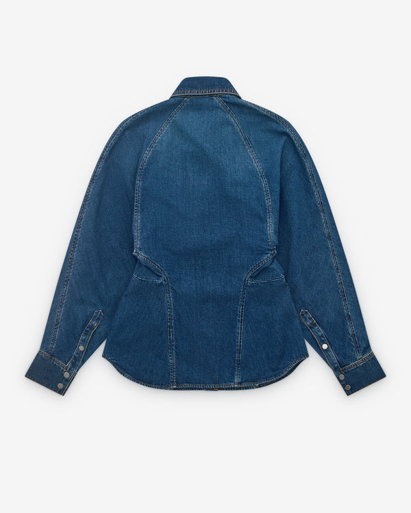 Alaïa - Women’s Denim Round Shirt - (Mineral)