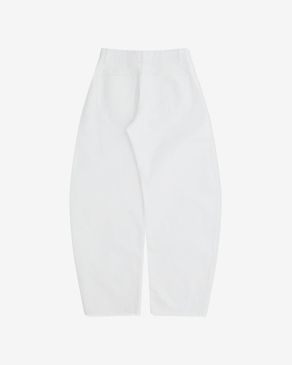 Alaïa - Women’s Low Waist Round Jeans - (White)