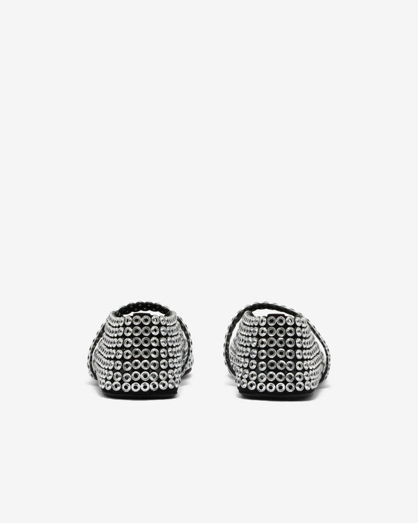 ALAÏA - Women’s Ballet Flats Glass Eyelets - (Transparent)