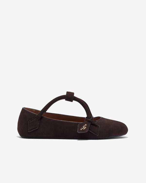 Alaïa - Women's Le Teckel Ballet Flats - (Dark Brown)