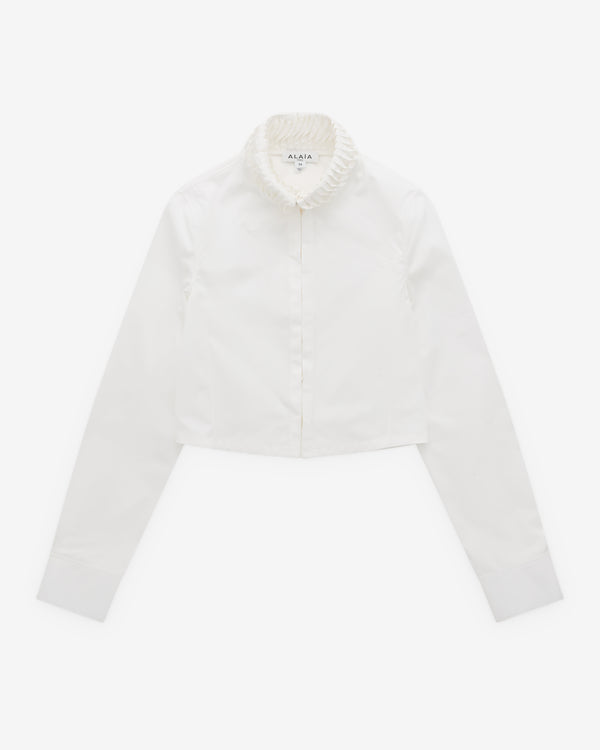 Alaïa - Women's Trimmed Shirt - (White)