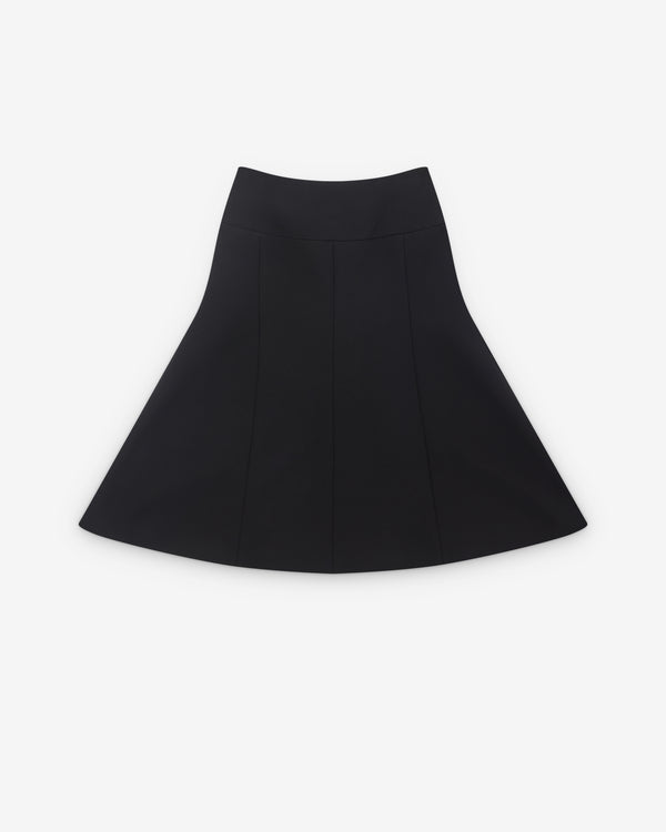 Alaïa - Women's Stretch Wool Slit Skirt - (Black)