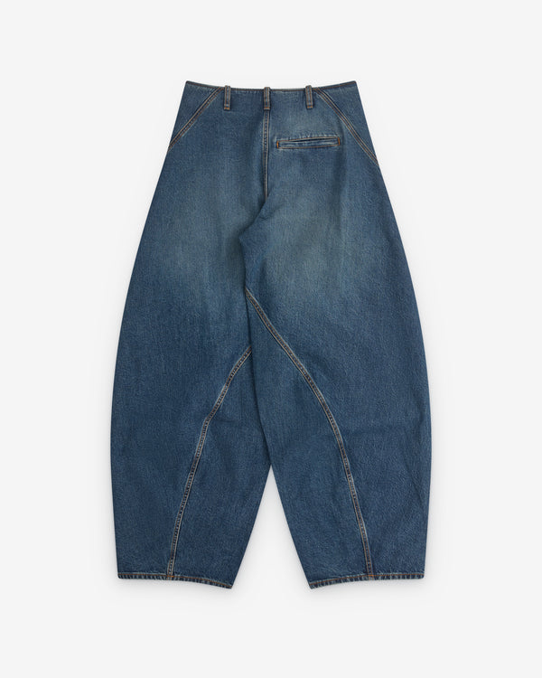 Alaïa - Women's Denim Cargo Pants - (Blue)