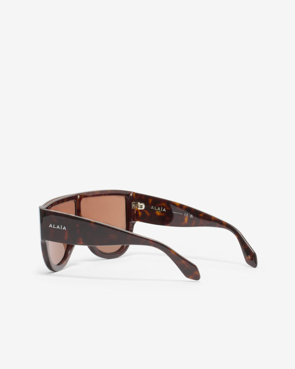 Alaïa - Women's Mask Sunglasses - (Tortoise)