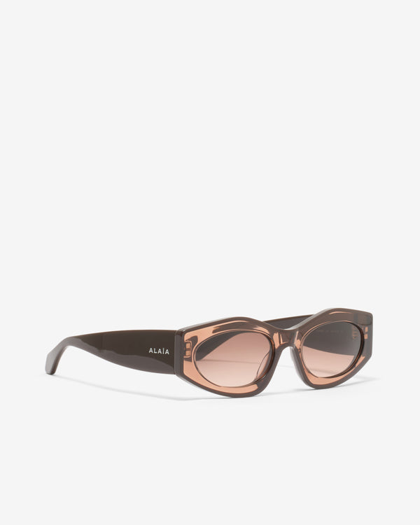 Alaïa - Women's Cat Eye 93 Sunglasses - (Brown)
