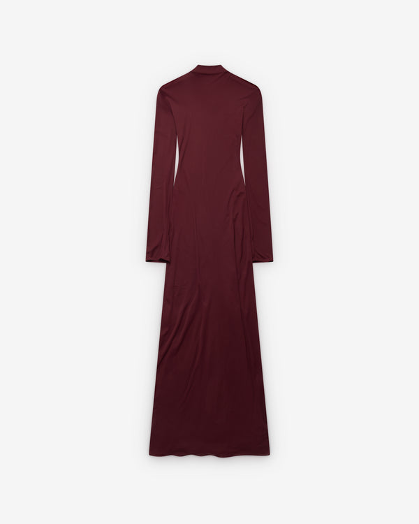 Alaïa - Women's Draped Soft Jersey Dress - (Cognac)