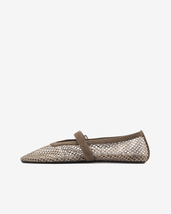 Alaïa - Women's Fishnet Ballet Flats - (Argent)