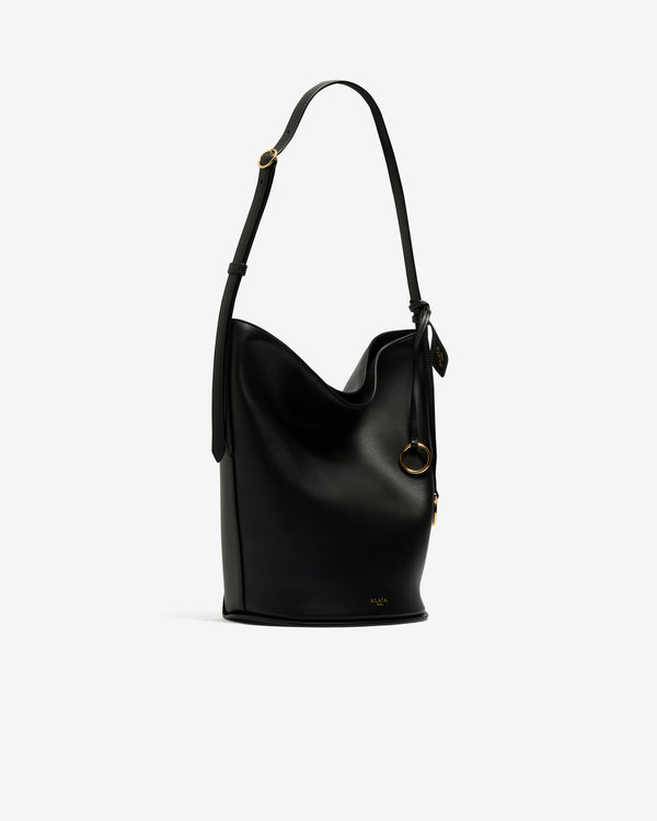 Alaïa - Women's Hip Small Bucket Bag - (Noir)