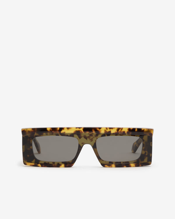 Alaïa - Women's Rectangular Mask Sunglasses - (Havana)
