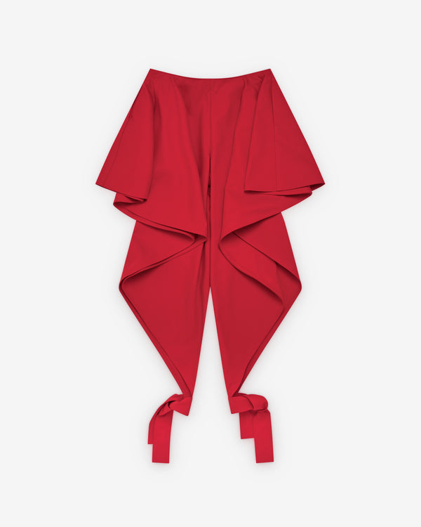 Alaïa - Women's Panelled Cotton Pants - (Orange)