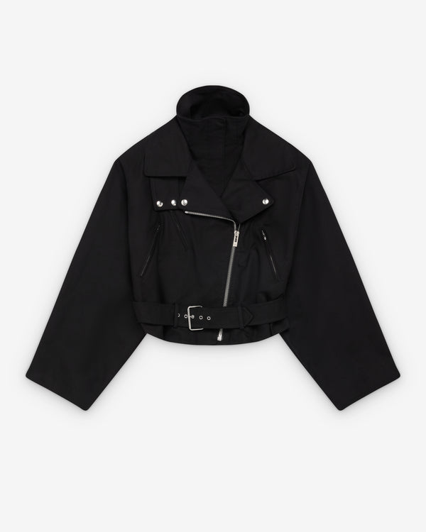 Alaïa - Women's Layered Biker Jacket - (Noir)