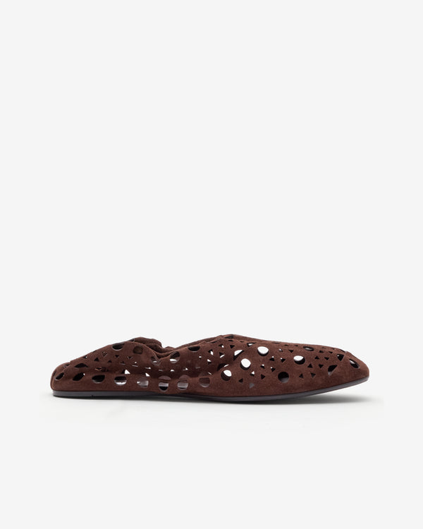 Alaïa - Women's Neo Vienne Flats - (Chocolate)