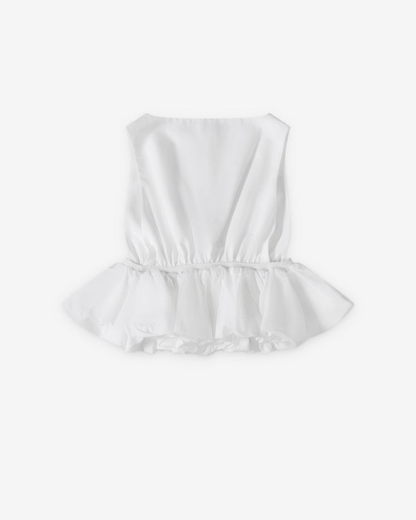 Alaïa - Women's Openwork Cotton Top - (Blanc)