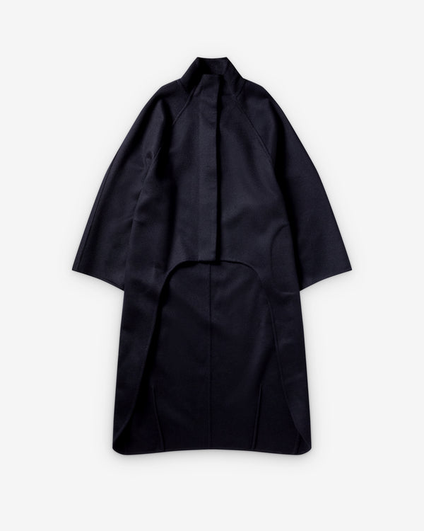 Alaïa - Women's Asymmetric Double Face Coat - (Minuit)