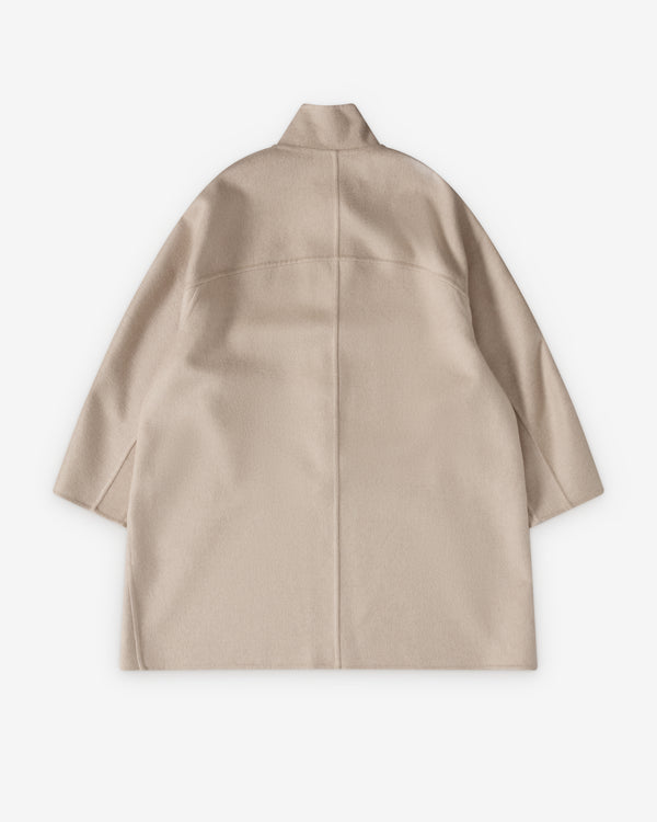 Alaïa - Women's Asymmetric Double Face Coat - (Beige)