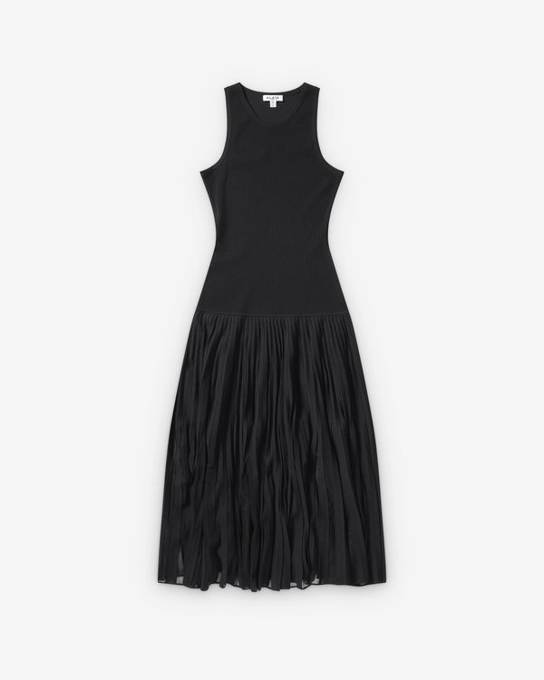 Alaïa - Women's Sheer Pleat Dress - (Noir)
