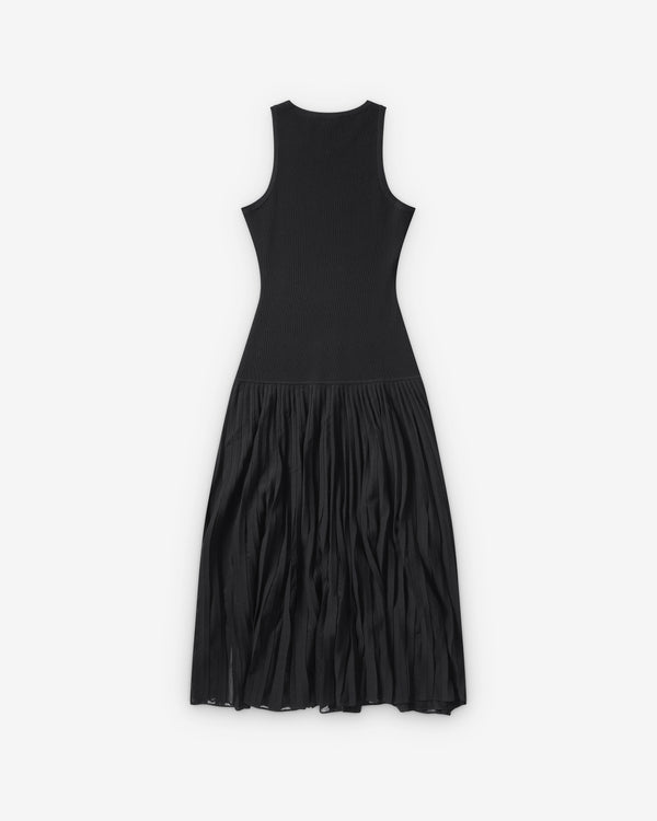 Alaïa - Women's Sheer Pleat Dress - (Noir)