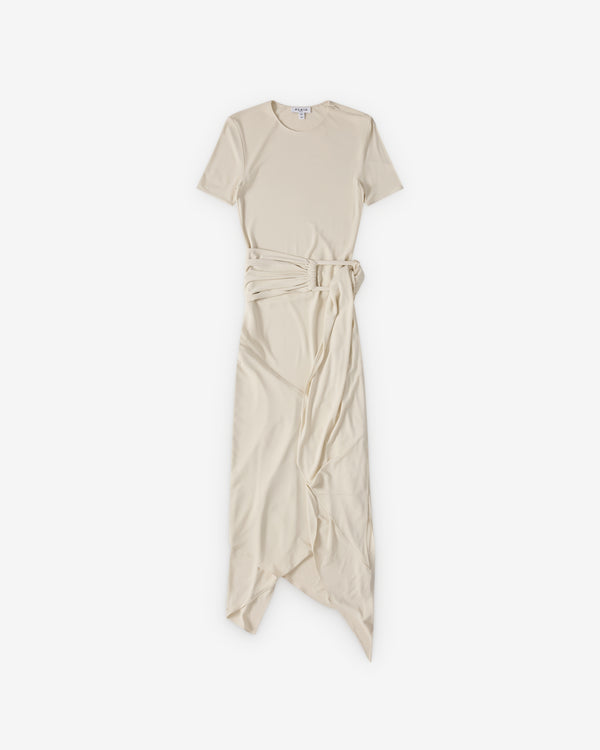 Alaïa - Women's Belted Fluid Dress  - (Cream)