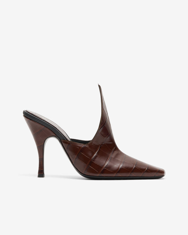 Alaïa - Women's Heeled Mules - (Marron)
