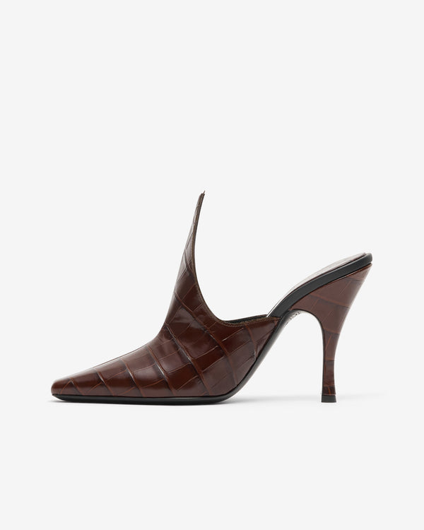 Alaïa - Women's Heeled Mules - (Marron)