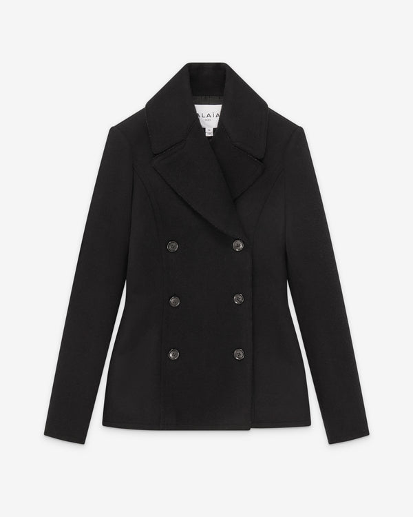 Alaïa - Women's Fitted Wool Caban - (Noir)