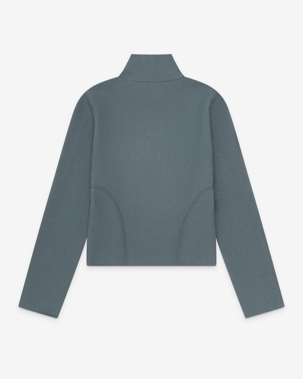 Alaïa - Women's Wool Cinched Jumper - (Gris/Blue)