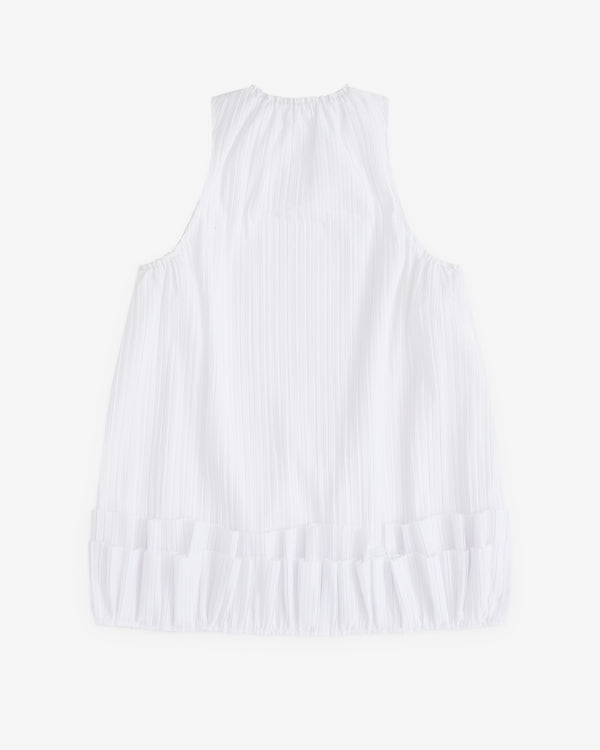 Aletta - Women's Pleated Dress - (White)