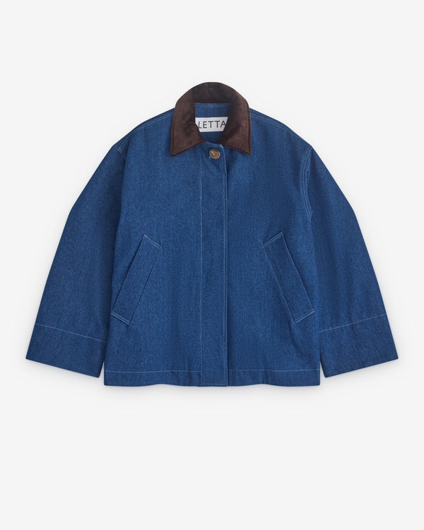 Aletta - Women's Denim Jacket - (Indigo)