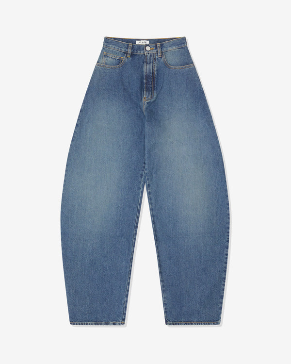 Alaïa - Women's Barrel-leg Jeans - (Bleu Vintage)