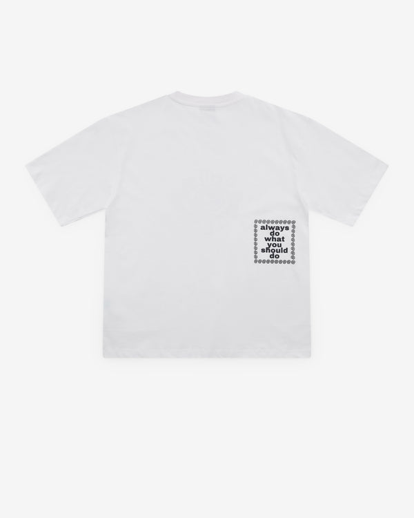 Always Do What You Should Do - Men’s Sketchy @Sun T-Shirt - (White)