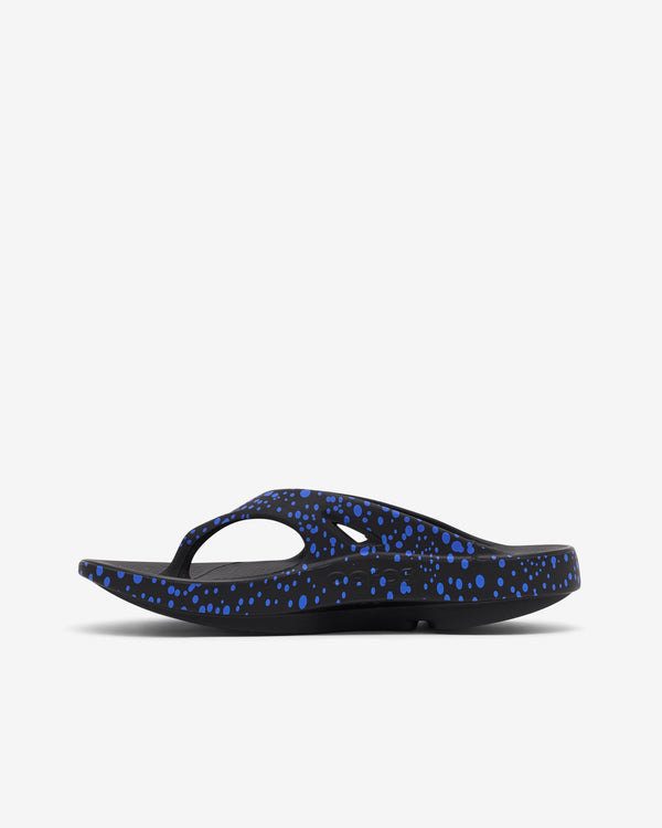 Always Do What You Should Do - Oofos Sports Sandal - (Black/Blue)