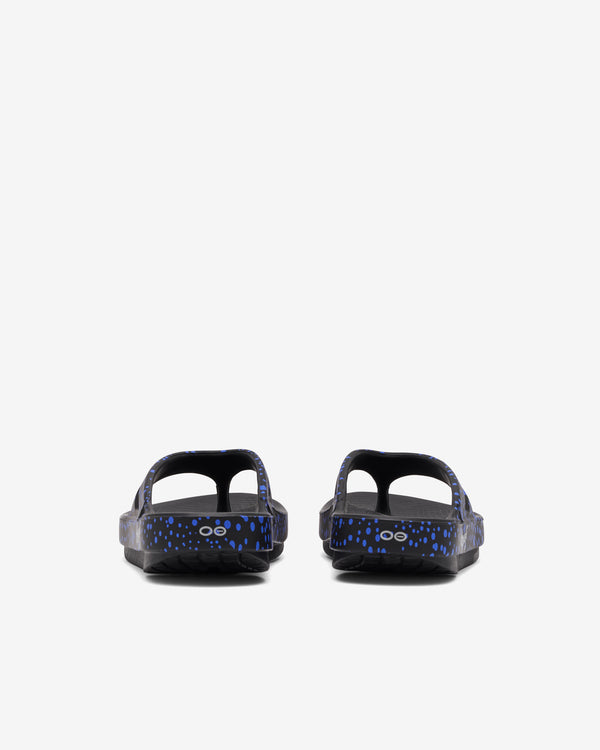 Always Do What You Should Do - Oofos Sports Sandal - (Black/Blue)
